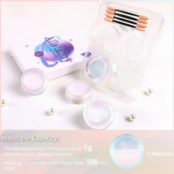 Allstarry Mirror Nail Pigment Kit