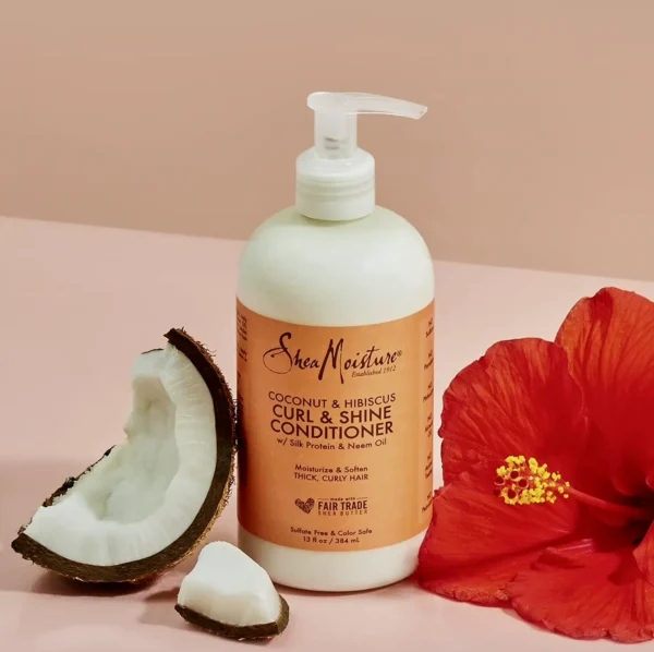 Shea Moisture Coco & Hibiscus Curly Hair Moisturizer, 13 Fl Oz