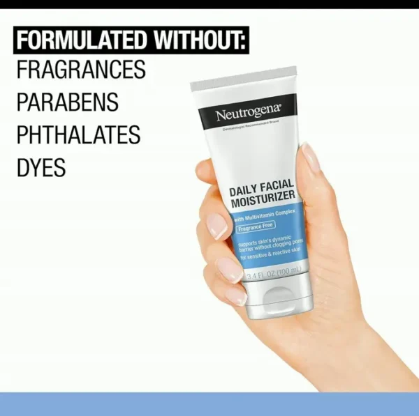 Brand Unscented Day Moisturizer for Face with Vitamins