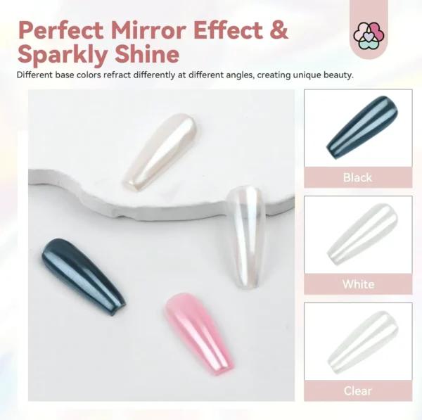 Saviland Pearl Chrome Nail Dust - 1g
