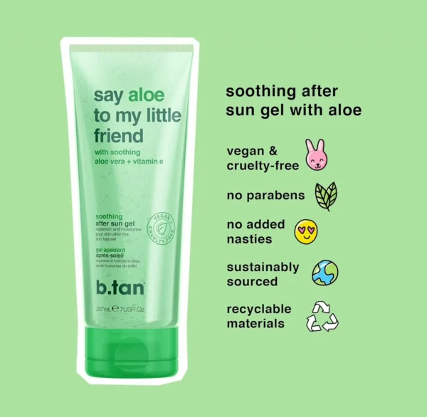 Aloe Gel for Visage & Skin - Ultra Moisturizing, Soothing After Sun Gel