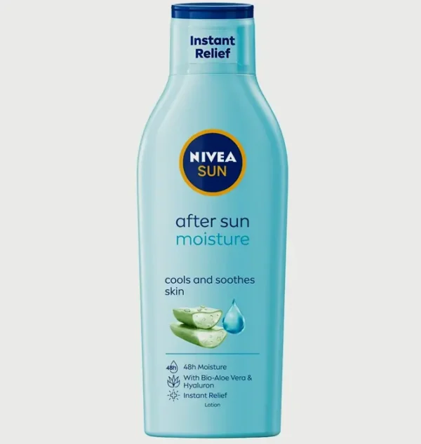 Nivea Sun After Solar Cream featuring Aloe Vera for Smooth Skin 200ml