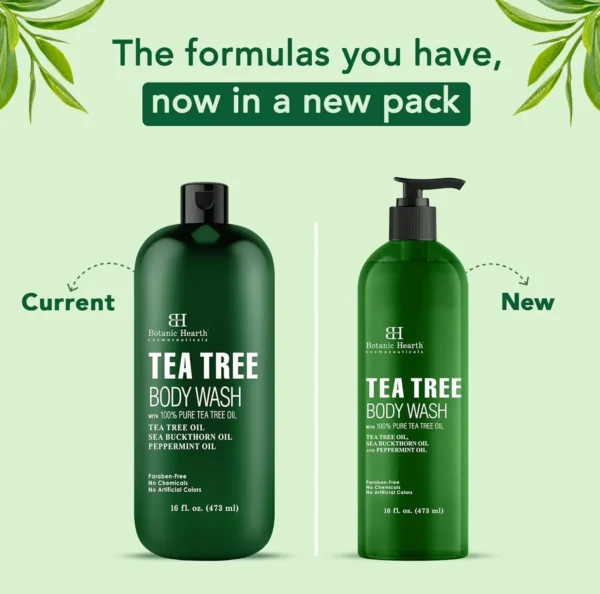 Botanic Body Wash with Tea Tree, Soothes Itchiness, Bundle