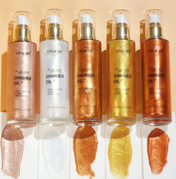 Shimmer Body Oil Skin Highlighter Cosmetics Glow