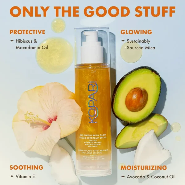 Kopari Body Glow SPF 50 UV Protection Glow