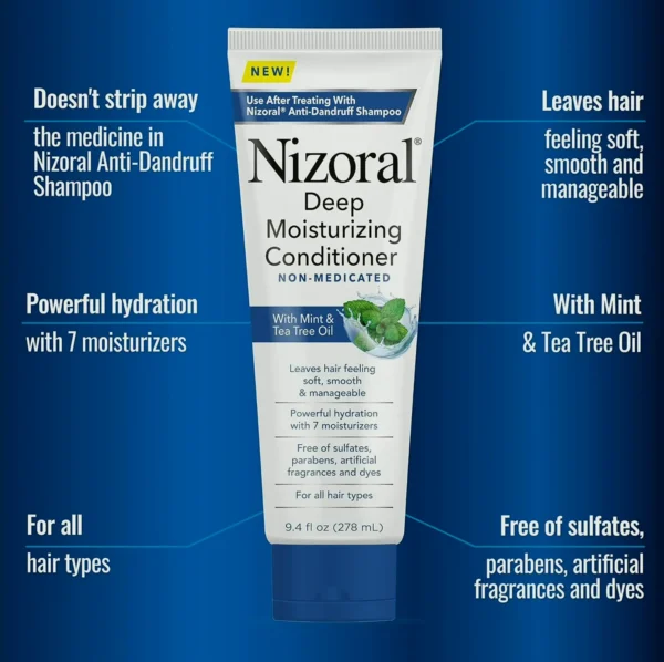 Deep Hydrating Hair Treatment with Peppermint & Tea Tree Extracts