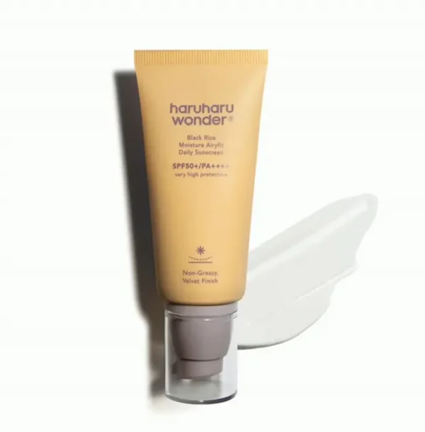 Haruharu Black Rice Daily Sunscreen 1.69fl.oz Velvet Formula