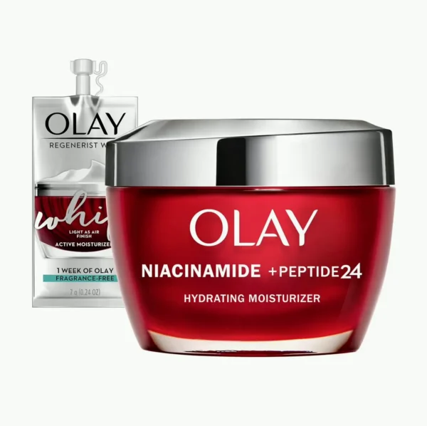 Olay Regenerist Peptide + Niacinamide 24 Facial Cream with Vitamin B3 1.7oz