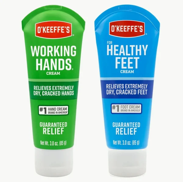 O'Keeffe's Hand and Foot Cream Set, 3-Ounce Tube