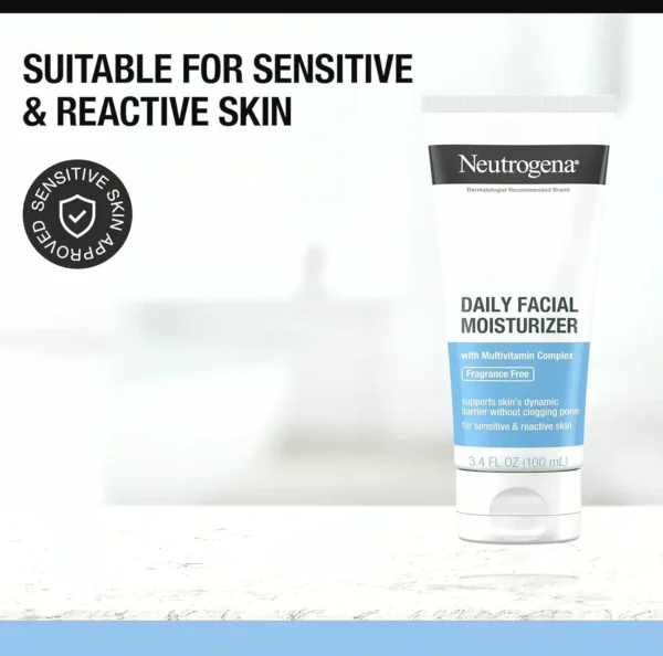 Brand Unscented Day Moisturizer for Face with Vitamins