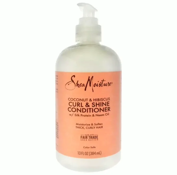 Shea Moisture Coco & Hibiscus Curly Hair Moisturizer, 13 Fl Oz