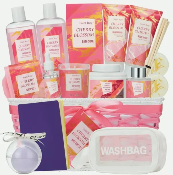 Mom Day Gifting Bundles Designed For Females, 18-Piece Spa & Body Gift Set