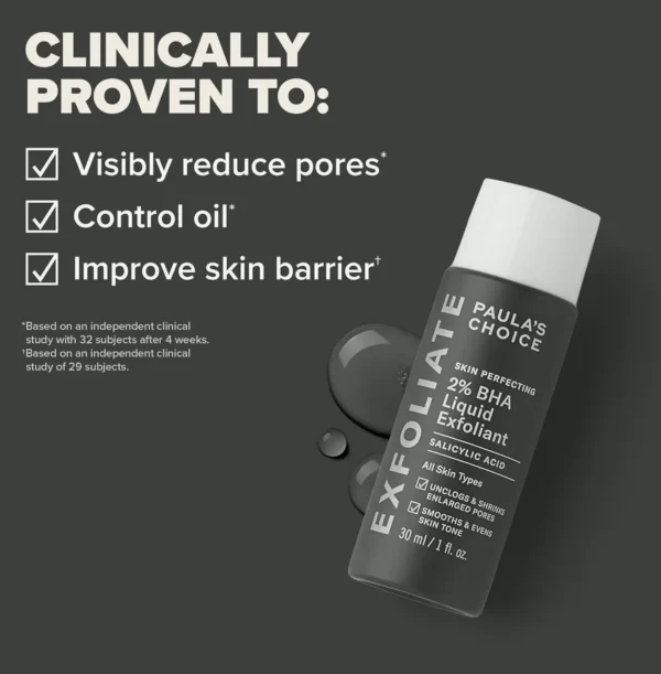 Paula's Preference Two Percent Salicylic Acid Exfoliator, Portable Volume, 1 Fluid Oz