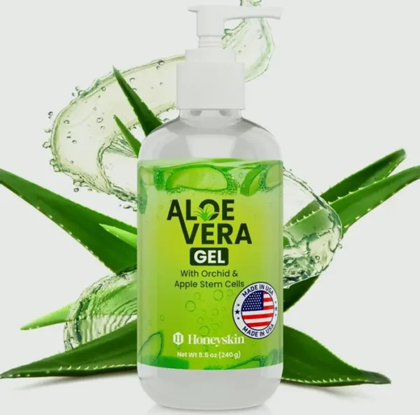Natural Aloe Gel by Honeyskin - Moisture & Sunburn Care