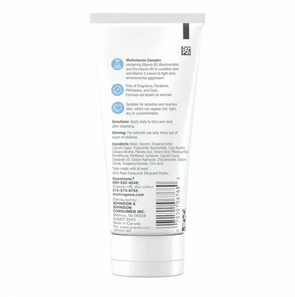 Brand Unscented Day Moisturizer for Face with Vitamins