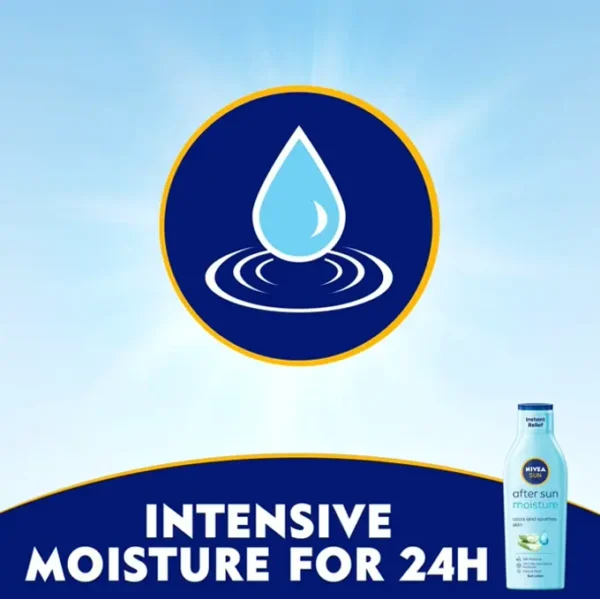 Nivea Sun After Solar Cream featuring Aloe Vera for Smooth Skin 200ml