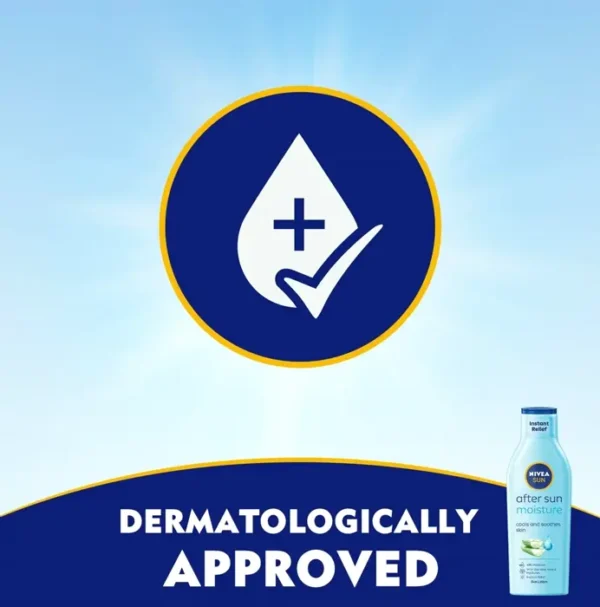 Nivea Sun After Solar Cream featuring Aloe Vera for Smooth Skin 200ml