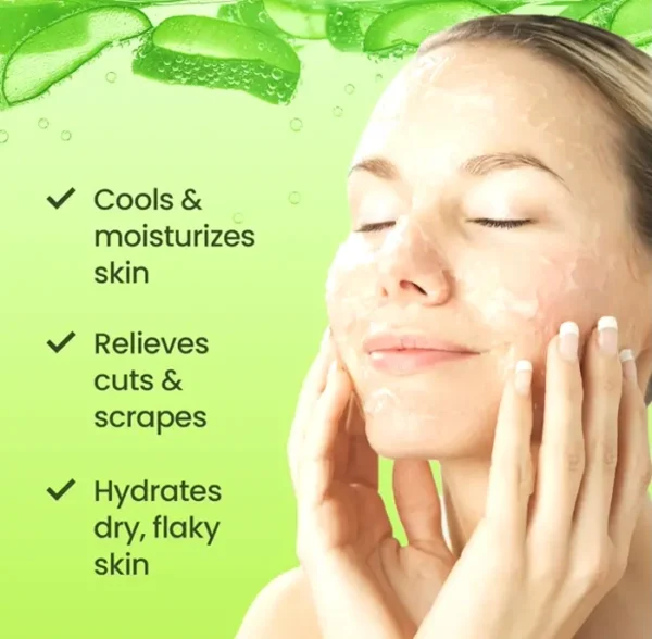 Natural Aloe Gel by Honeyskin - Moisture & Sunburn Care