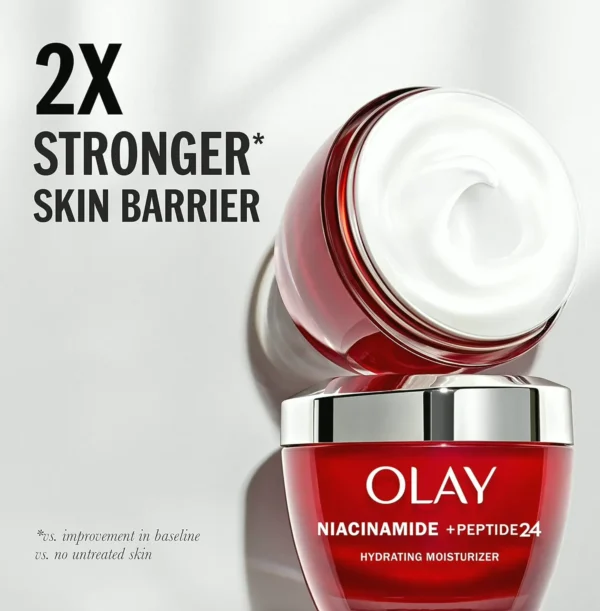 Olay Regenerist Peptide + Niacinamide 24 Facial Cream with Vitamin B3 1.7oz