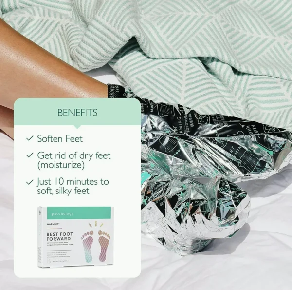 Patch[] Best Feet Forward - Softening Foot and Heel Mask with Coconut Oil for Soft Feet