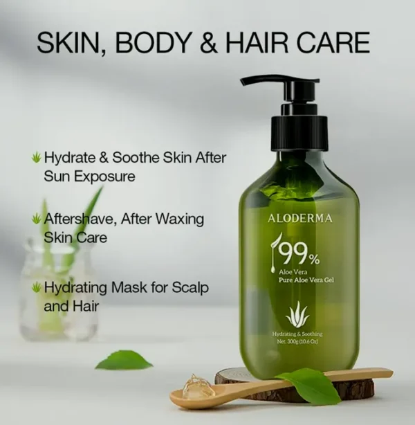 Pure Aloe Gel, Fast Processing, 10.6oz