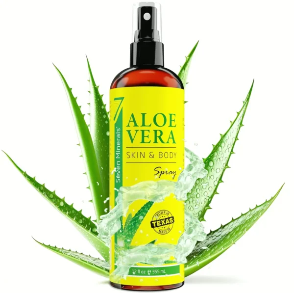 Organic Aloe Vera Spray for Body & Hair - 12 fl ounces