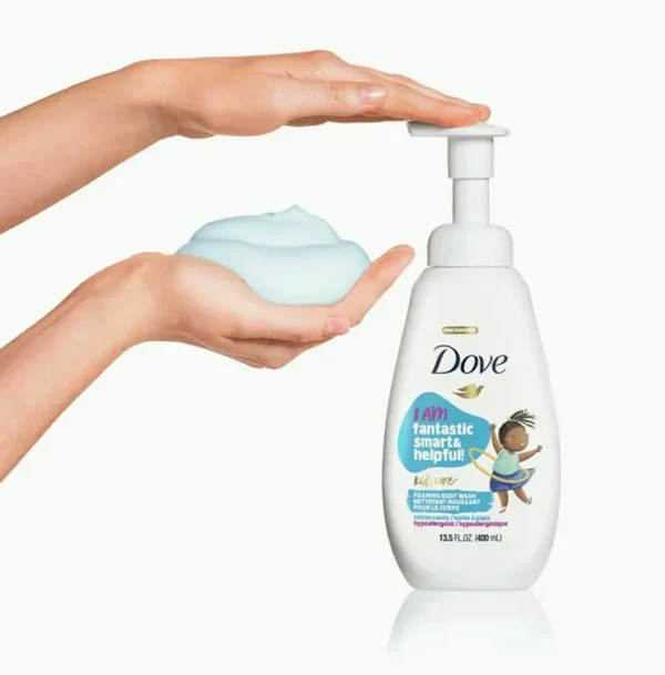 Dove Bubble Cleanser For Children - Cotton Candy, 13.5 Fl Oz (Bundle of 4)