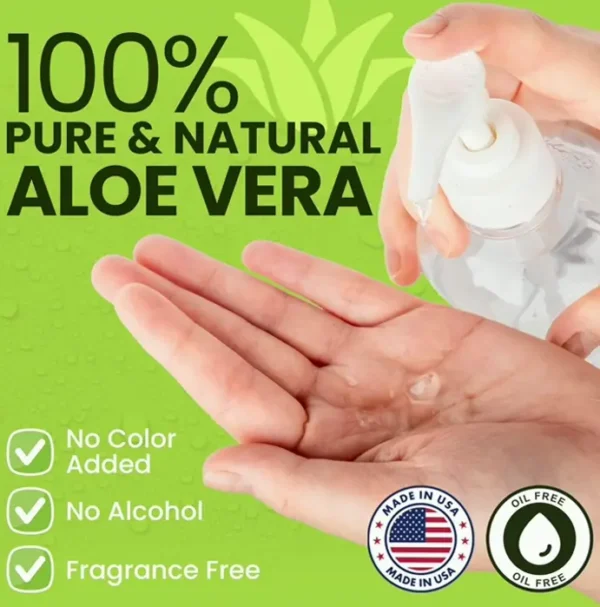 Natural Aloe Gel by Honeyskin - Moisture & Sunburn Care