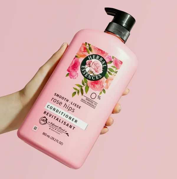 Natural Essences Cleanser and Conditioner Set, Smooth with Vitamin E, Rose Hips, Jojoba, 29.2 Fl Oz, 2 Bundle