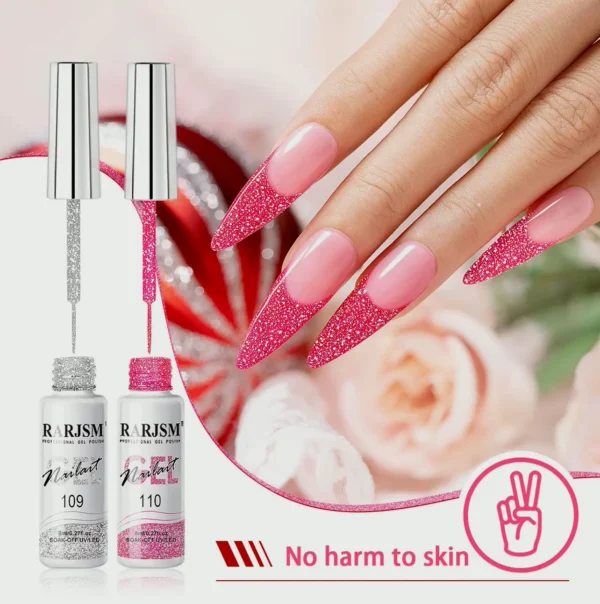 Glitter Gel Nail Polish Set