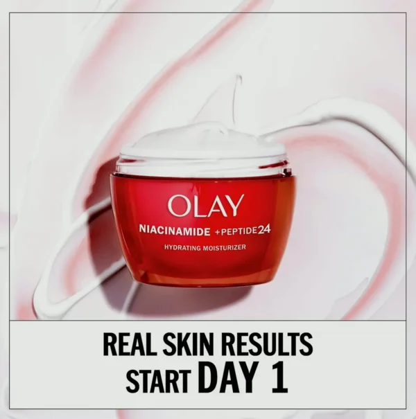 Olay Regenerist Peptide + Niacinamide 24 Facial Cream with Vitamin B3 1.7oz