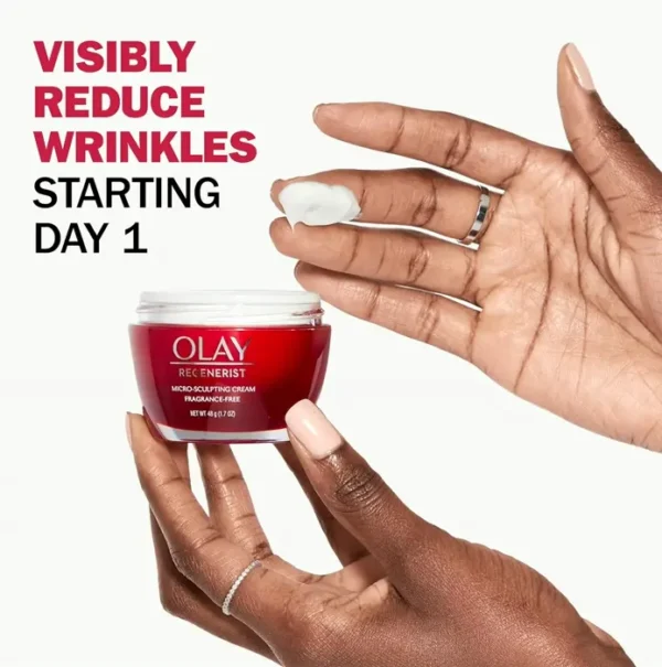 Olay Regenerative Moisturizer Facial Cream, No Fragrance, 1.7 oz