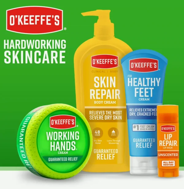 O'Keefe's Working Hands Cream, Extremely Dry Hands, 3.4 Oz Pack