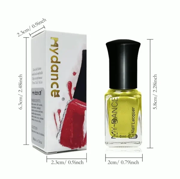 3 Shades Reflective Shiny Nail Polish Set
