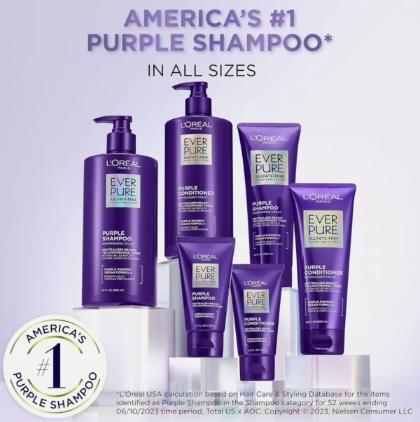 Pure Ever Yellow Balancing Cleanser Set for Blonde, Gray Locks