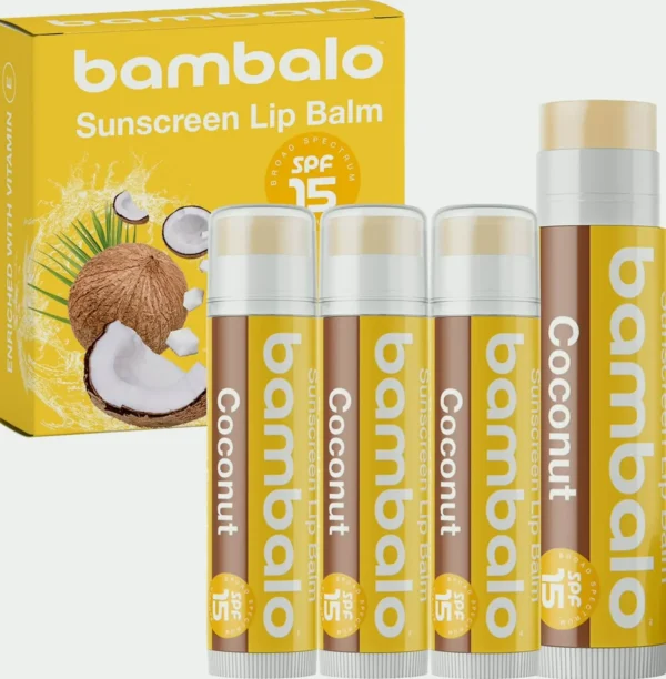 Four-Pack Tropical SPF 15 Lip Balm - Natural Components