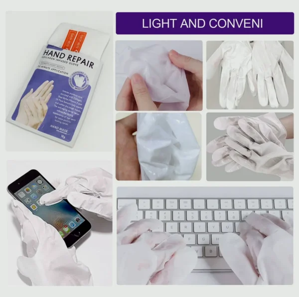4-Pack Hand Hydrating Glove Mask for Cracked Hands