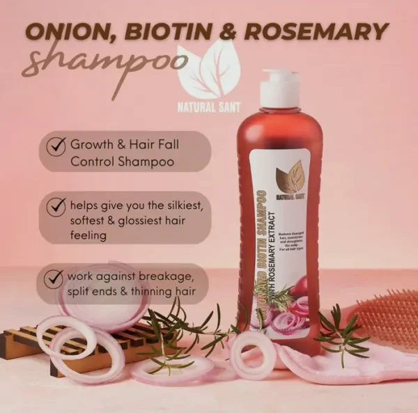Herbal Biotin Herb Shampoo & Care Set to Stronger Hair