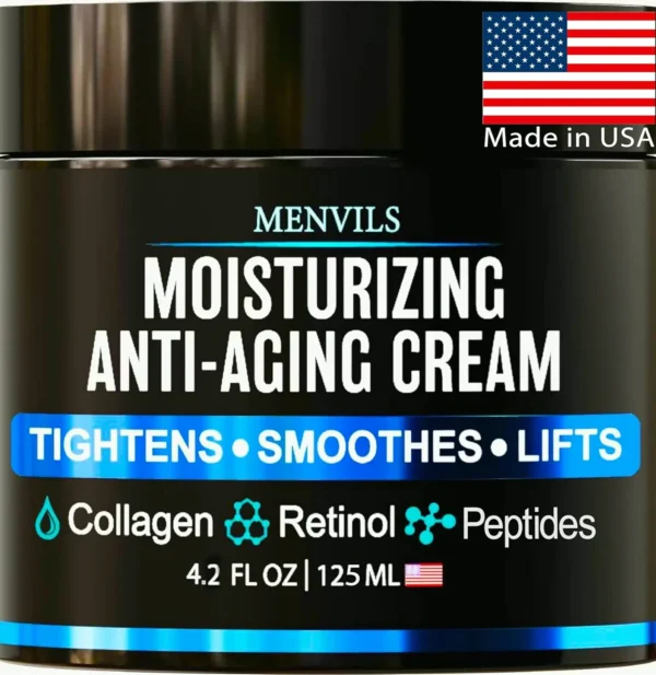 Men's Face Moisturizer Gel - Anti-Wrinkle & Hydrating - 4.2 oz