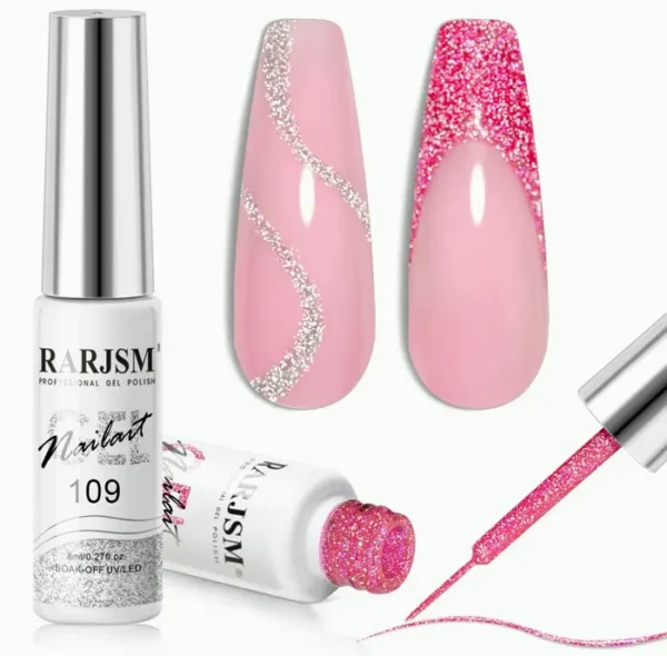 Glitter Gel Nail Polish Set