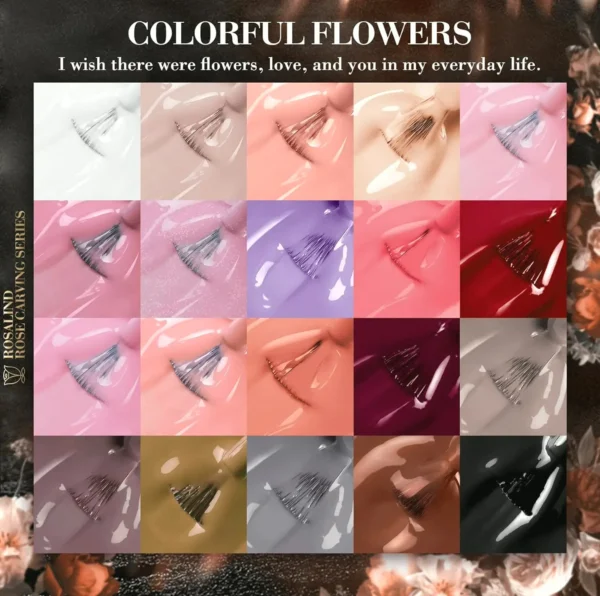 20 Pieces Neutral Gel Varnish Collection