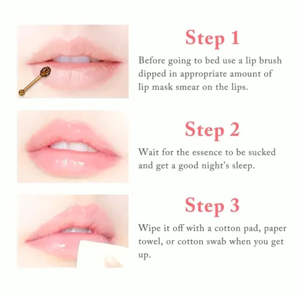 3 Honey Lip Balm Set: Strawberry