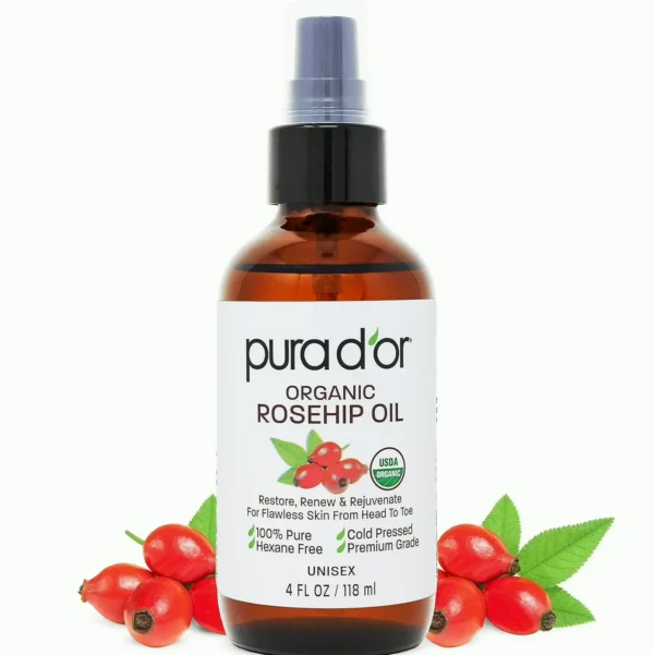 Organic Rosehip Seed Oil Haircare Treatment – 4 Ounces