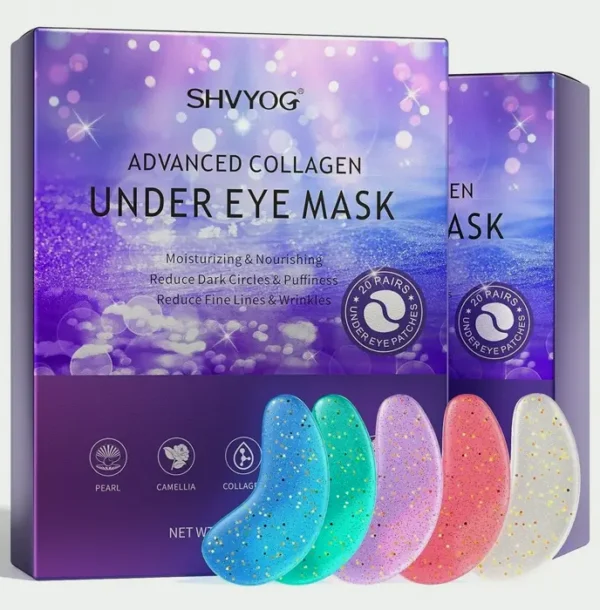 SHVYOG Under Eye Patches (20 Sets) for Dark Circles