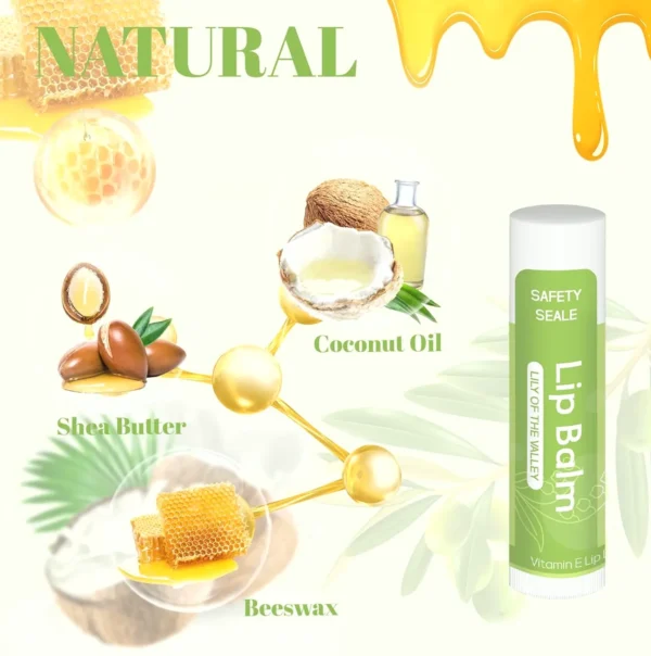 Bulk Set Organic Lip Care infused with Vitamin E and Coconut Oil - 14 Flavors