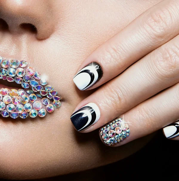Nail Art Kit for Teens with Gems