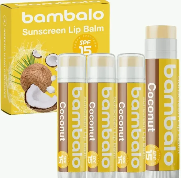 Four-Pack Tropical SPF 15 Lip Balm - Natural Components