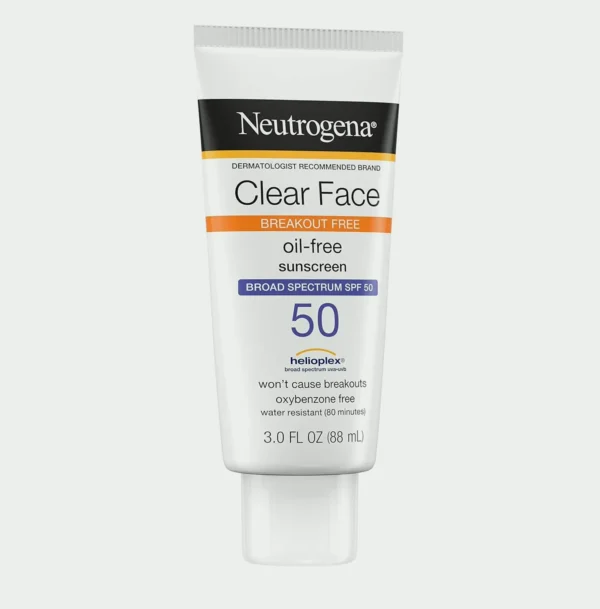Neutro Clear Face Sunblock SPF 50, For Acne-Prone Skin, 3 fl. oz