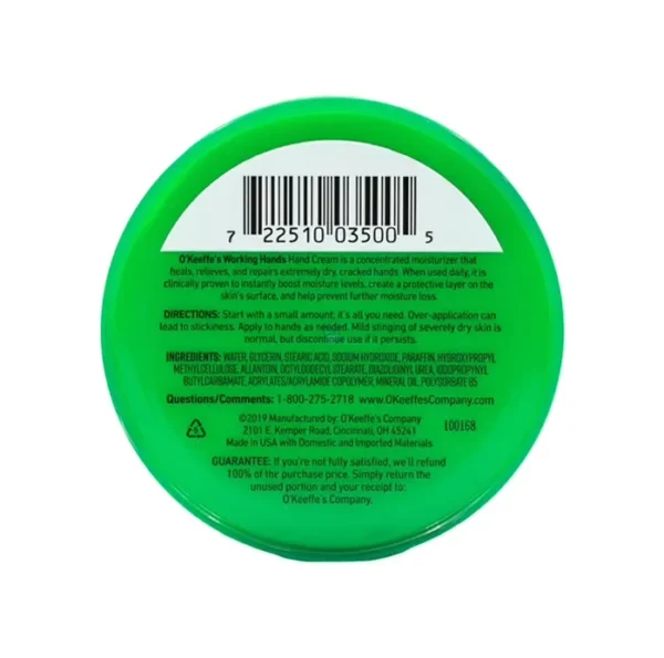 O'Keefe's Working Hands Cream, Extremely Dry Hands, 3.4 Oz Pack