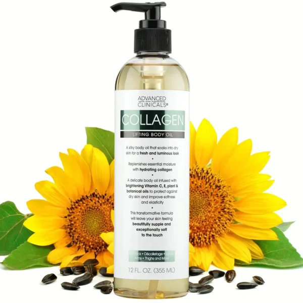 Enhanced Collagen Body Moisturizer with Vitamin E - 12 Fluid Oz